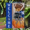 Kentucky Wildcats NCAA Basketball Welcome Fall Pumpkin House Garden Flag