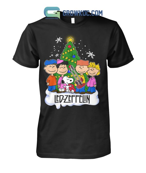 Led Zeppelin Snoopy Peanuts Christmas Shirt Hoodie Sweater