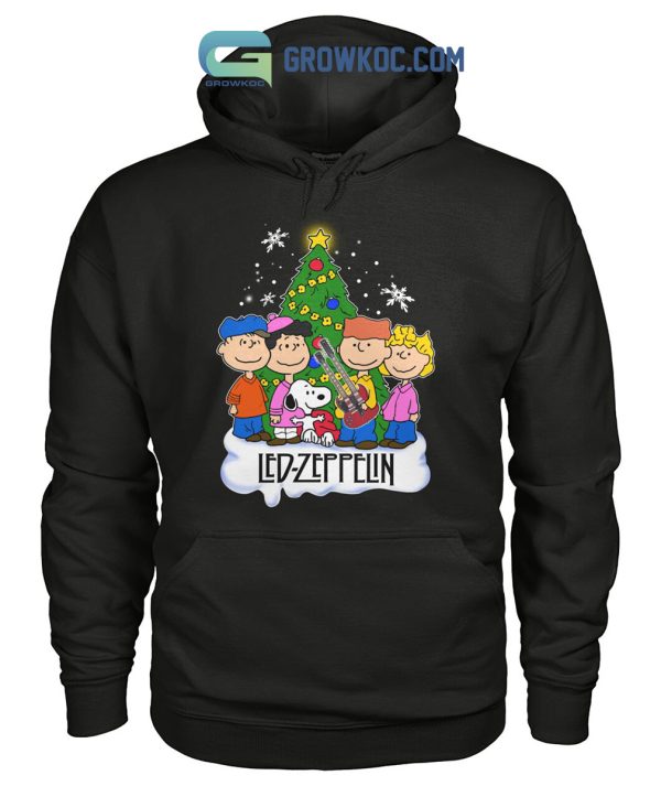 Led Zeppelin Snoopy Peanuts Christmas Shirt Hoodie Sweater