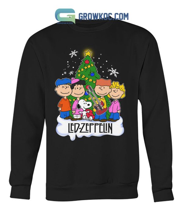 Led Zeppelin Snoopy Peanuts Christmas Shirt Hoodie Sweater