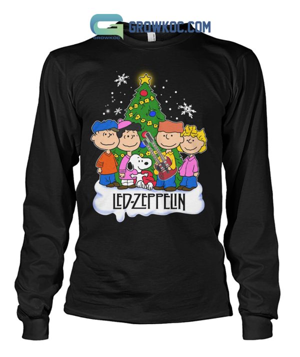 Led Zeppelin Snoopy Peanuts Christmas Shirt Hoodie Sweater