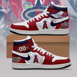Los Angeles Angels MLB Personalized Air Jordan 1 Shoes