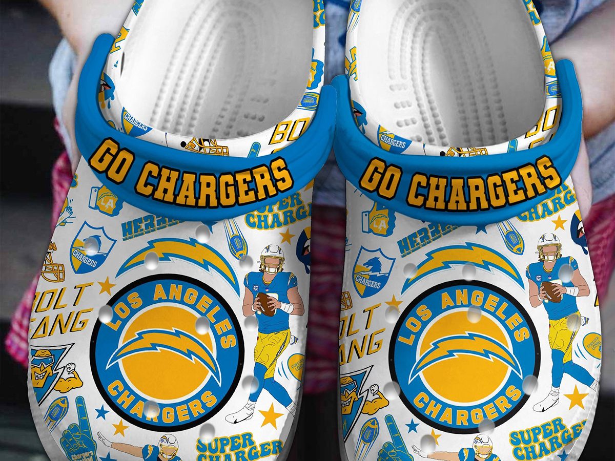 Los Angeles Chargers Nfl Crocs Clog Shoes - 365crocs