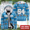 Los Angeles Chargers NFL Christmas Personalized Hoodie Zipper Fleece Jacket