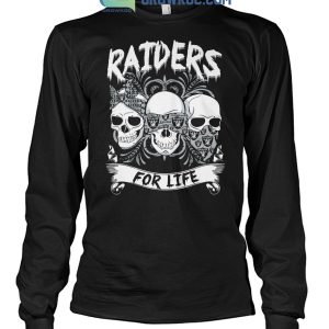 Skull Wear Bandana Las Vegas Raiders Shirt - Vintagenclassic Tee