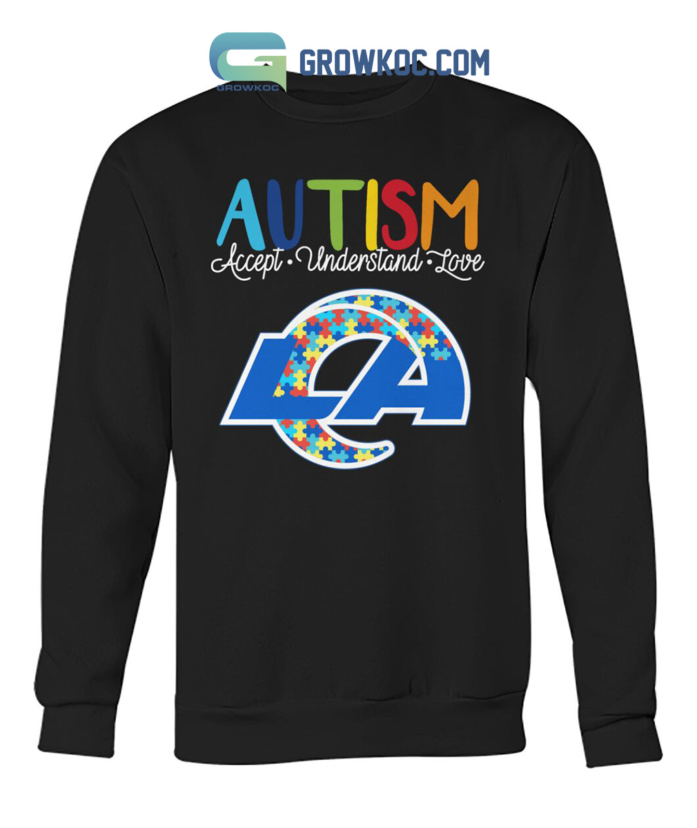 Los Angeles Rams Nfl Autism Awareness Accept Understand Love Shirt -  Shibtee Clothing