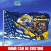 Los Angeles Chargers NFL Mascot Slogan American House Garden Flag