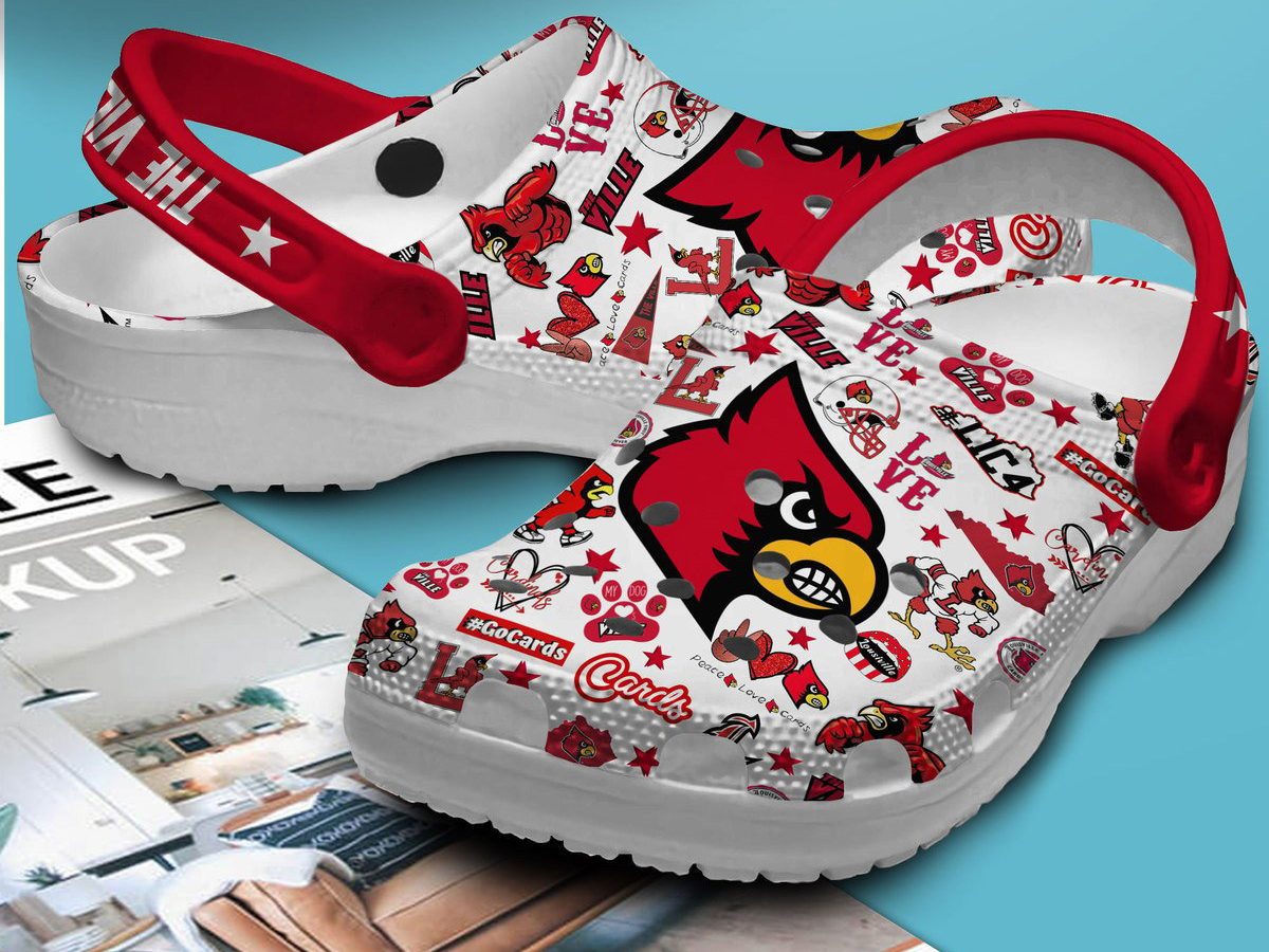 Louisville Cardinals The Ville For Life Clogs Crocs - Growkoc
