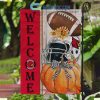 LSU TIGERS NCAA Welcome Fall Pumpkin House Garden Flag