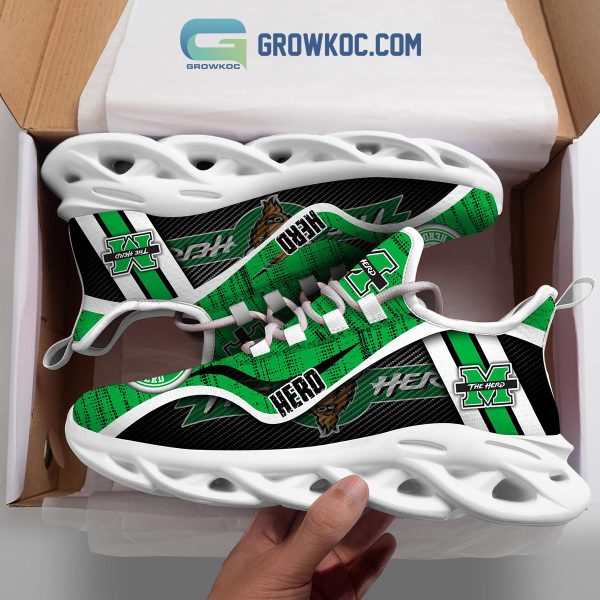 Marshall Thundering Herd NCAA Clunky Sneakers Max Soul Shoes