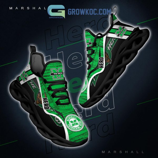 Marshall Thundering Herd NCAA Clunky Sneakers Max Soul Shoes