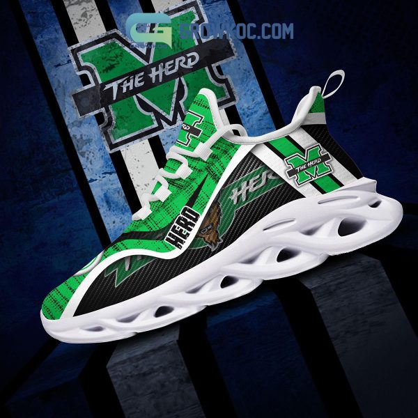 Marshall Thundering Herd NCAA Clunky Sneakers Max Soul Shoes
