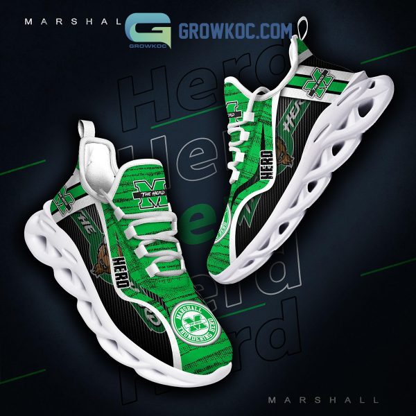Marshall Thundering Herd NCAA Clunky Sneakers Max Soul Shoes