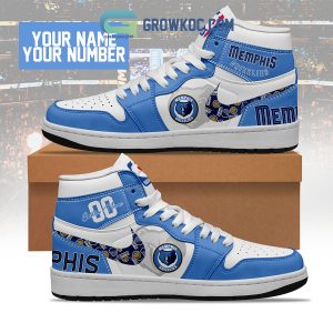 Memphis Grizzlies NBA Personalized Air Jordan 1 Shoes