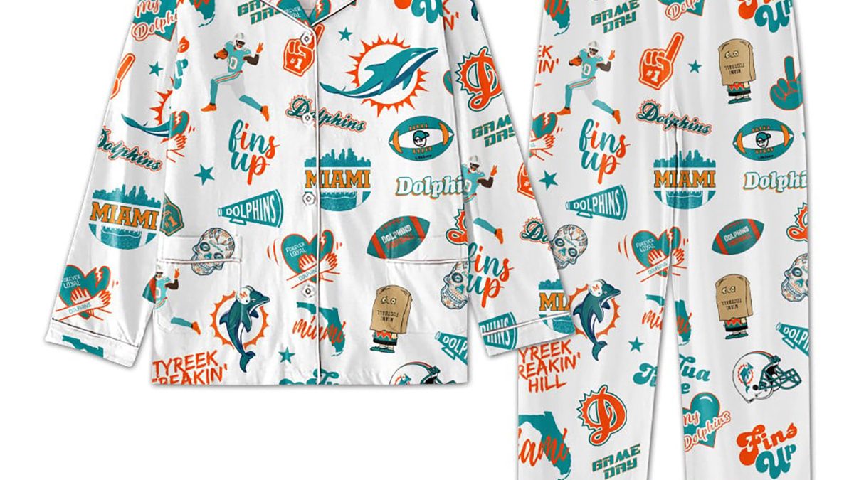 OFFICIALLY LICENSED PRODUCT NFL Miami Dolphins Fins Logo