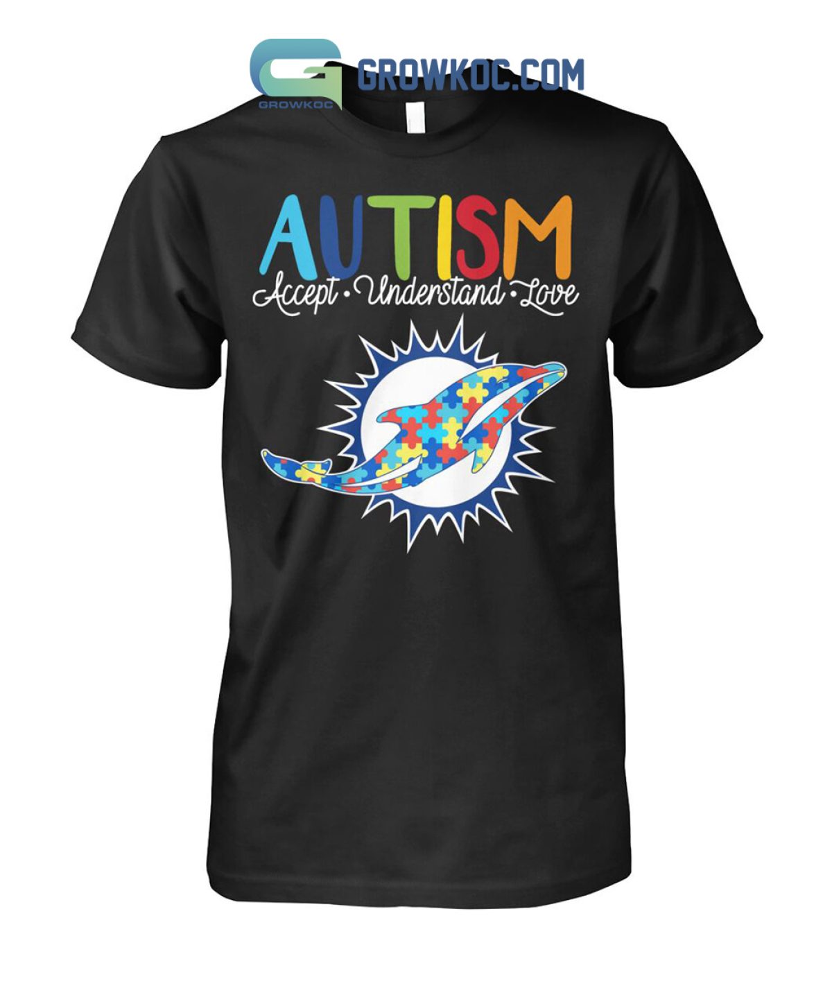 Miami Dolphins Nfl Autism Awareness Accept Understand Love Shirt - Shibtee  Clothing