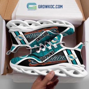Miami Dolphins NFL Clunky Sneakers Max Soul Shoes