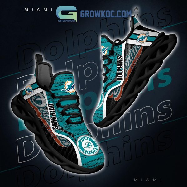 Miami Dolphins NFL Clunky Sneakers Max Soul Shoes