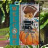 Minnesota Vikings NFL Welcome Fall Pumpkin Personalized House Garden Flag