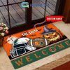 LSU Tigers NCAA Football Welcome Halloween Personalized Doormat