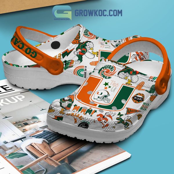 Miami Hurricanes NCAA Go Canes Clogs Crocs