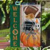 Maryland Terrapins NCAA Welcome Fall Pumpkin House Garden Flag