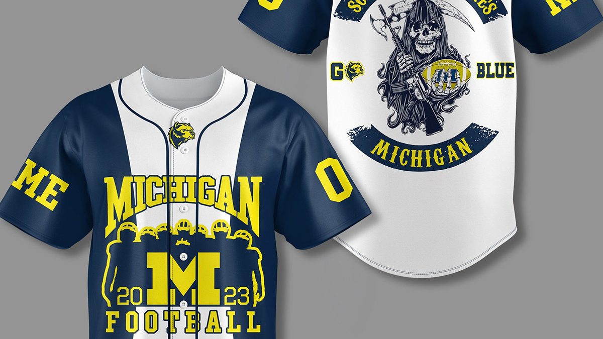 Michigan Sons Of Wolverines Go Blue 2023 Personalized Baseball Jersey -  Growkoc