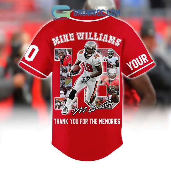 Mike Williams Forever Love Tampa Bay Buccaneers Personalized Baseball Jersey