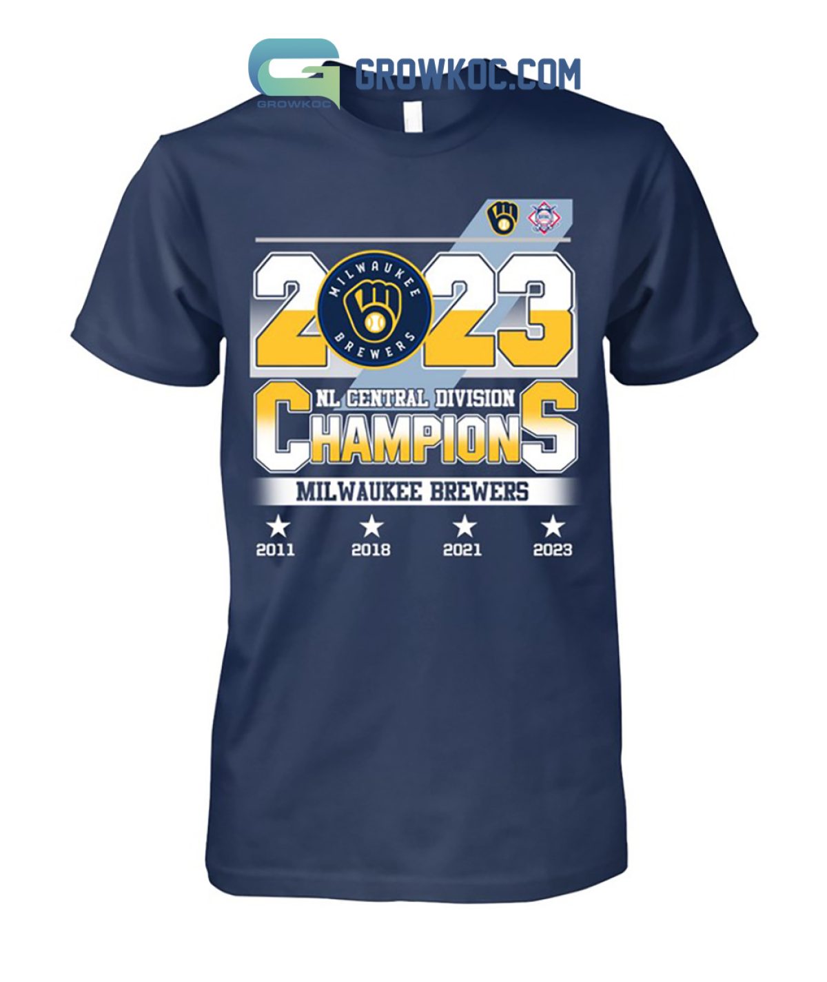 Milwaukee Brewers 2023 Nl Central Division Champions Hoodie Sweatshirt