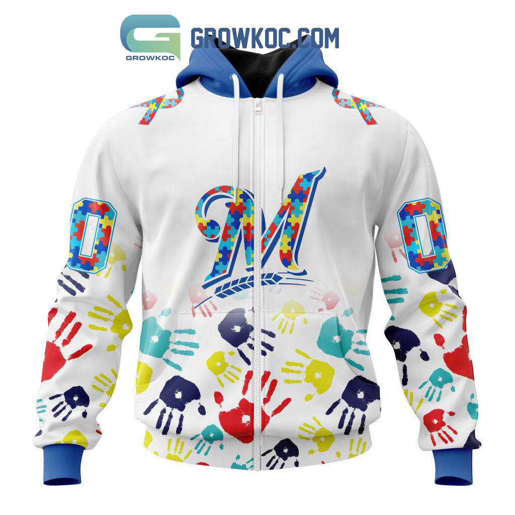 Milwaukee Brewers Mix Grateful Dead Mlb Special Design I Pink I Can!  Fearless Against Breast Cancer - Growkoc