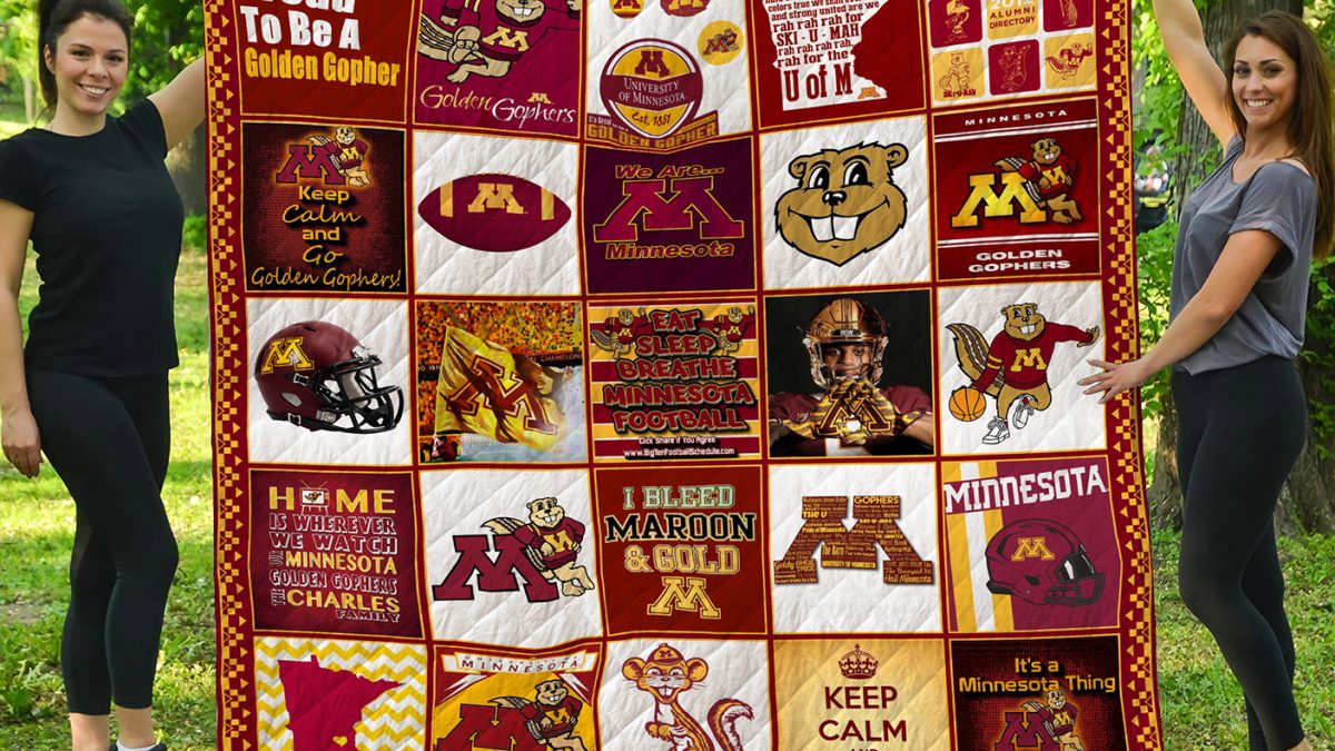 Minnesota Golden Gophers Frosty Fleece Blanket