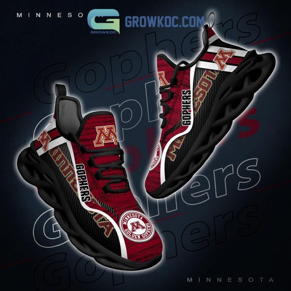 Minnesota Golden Gophers NCAA Clunky Sneakers Max Soul Shoes