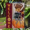 Michigan Wolverines NCAA Welcome Fall Pumpkin House Garden Flag