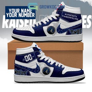 Minnesota Timberwolves NBA Personalized Air Jordan 1 Shoes
