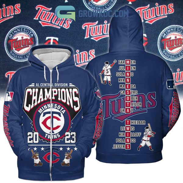 Minnesota Twins 2023 AL Central Division Champions Hoodie T Shirt