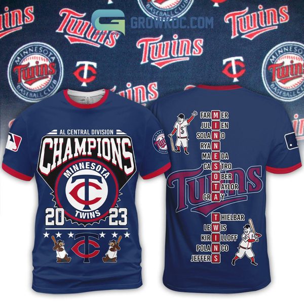 Minnesota Twins 2023 AL Central Division Champions Hoodie T Shirt