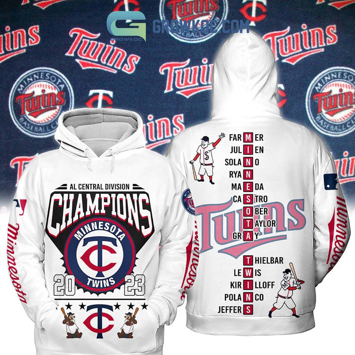 Minnesota Twins American League 2023 AL Central Division Champions shirt,  hoodie, sweater, long sleeve and tank top