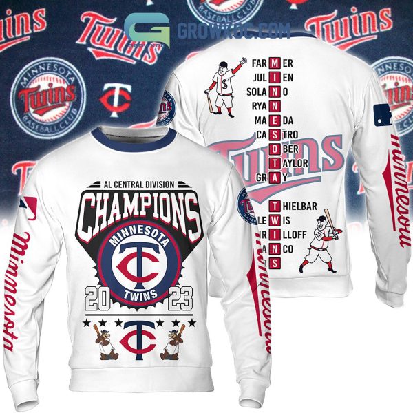 Minnesota Twins 2023 AL Central Division Champions Hoodie T Shirt