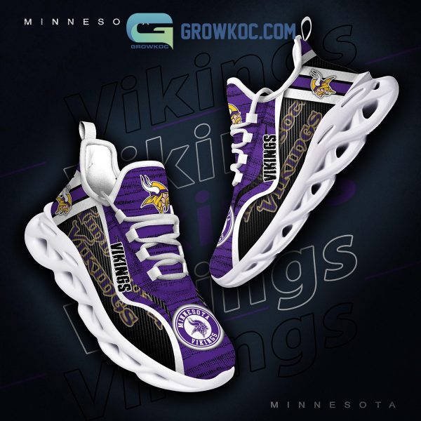 Minnesota Vikings NFL Clunky Sneakers Max Soul Shoes