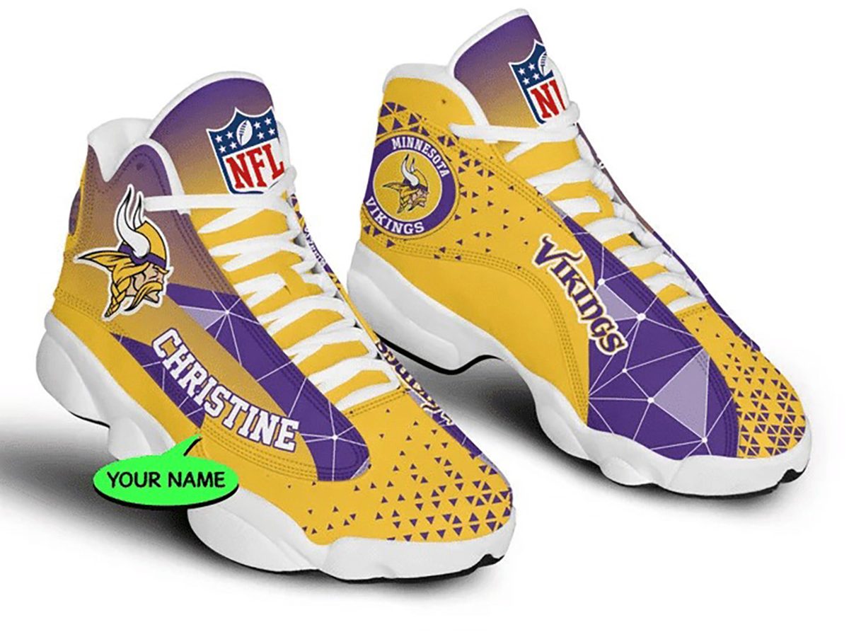 Minnesota vikings skol vikings jordan 1 high sneaker sneakers