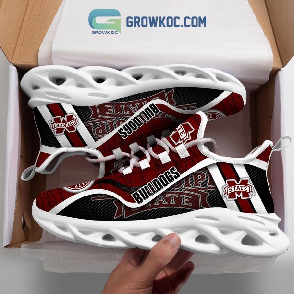 Mississippi State Bulldogs NCAA Clunky Sneakers Max Soul Shoes