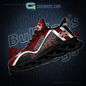 Mississippi State Bulldogs NCAA Clunky Sneakers Max Soul Shoes