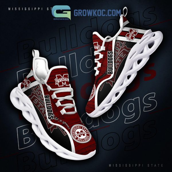 Mississippi State Bulldogs NCAA Clunky Sneakers Max Soul Shoes