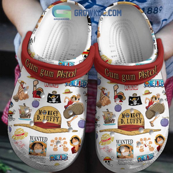 Monkey D Luffy Gum Gum Pistol One Piece Clogs Crocs