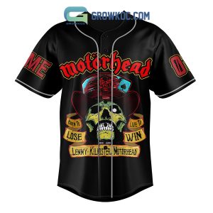 Motor Head Born To Lose Live To Win Killed By Death Personalized Baseball Jersey