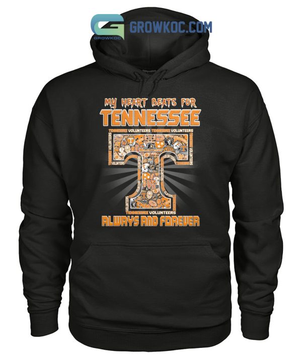 My Heart Beats For Tennessee Always And Forever Shirt