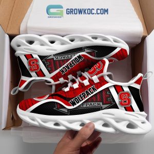 NC State Wolfpack NCAA Clunky Sneakers Max Soul Shoes