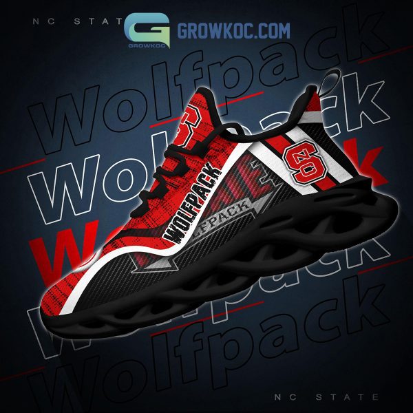 NC State Wolfpack NCAA Clunky Sneakers Max Soul Shoes