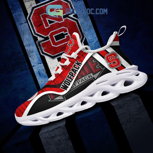 NC State Wolfpack NCAA Clunky Sneakers Max Soul Shoes