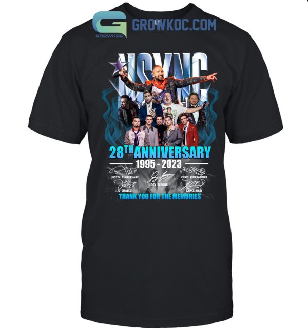 NSYNC 28th Anniversary 1995 2023 Memories Shirt